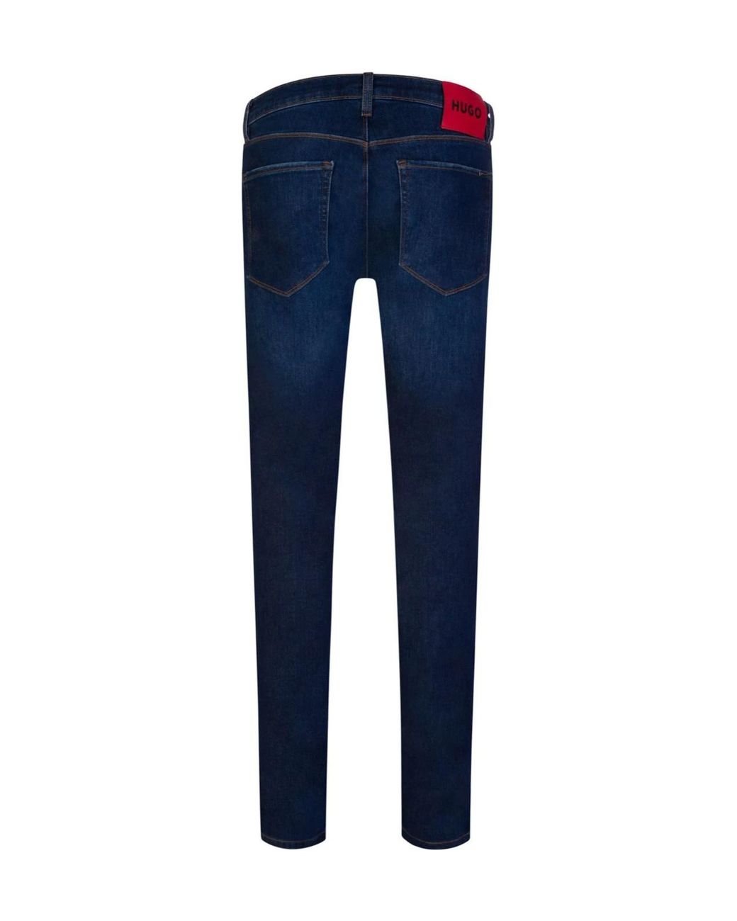 Boss Blue Mid-Rise Tapered-Leg Jeans for men