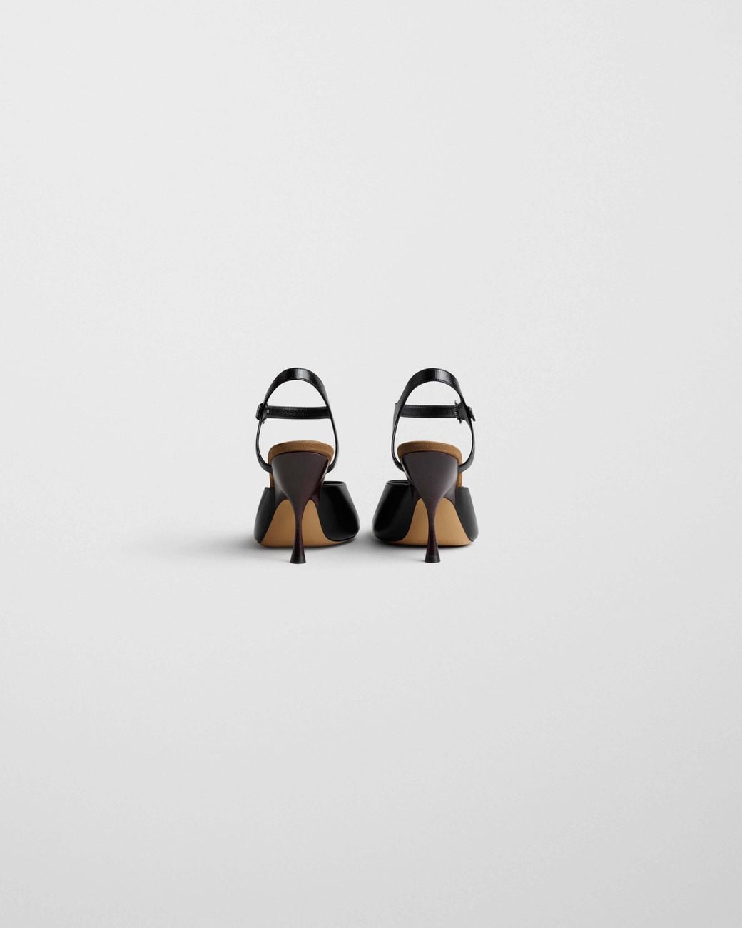 Phoebe Philo Black Peep Sandal
