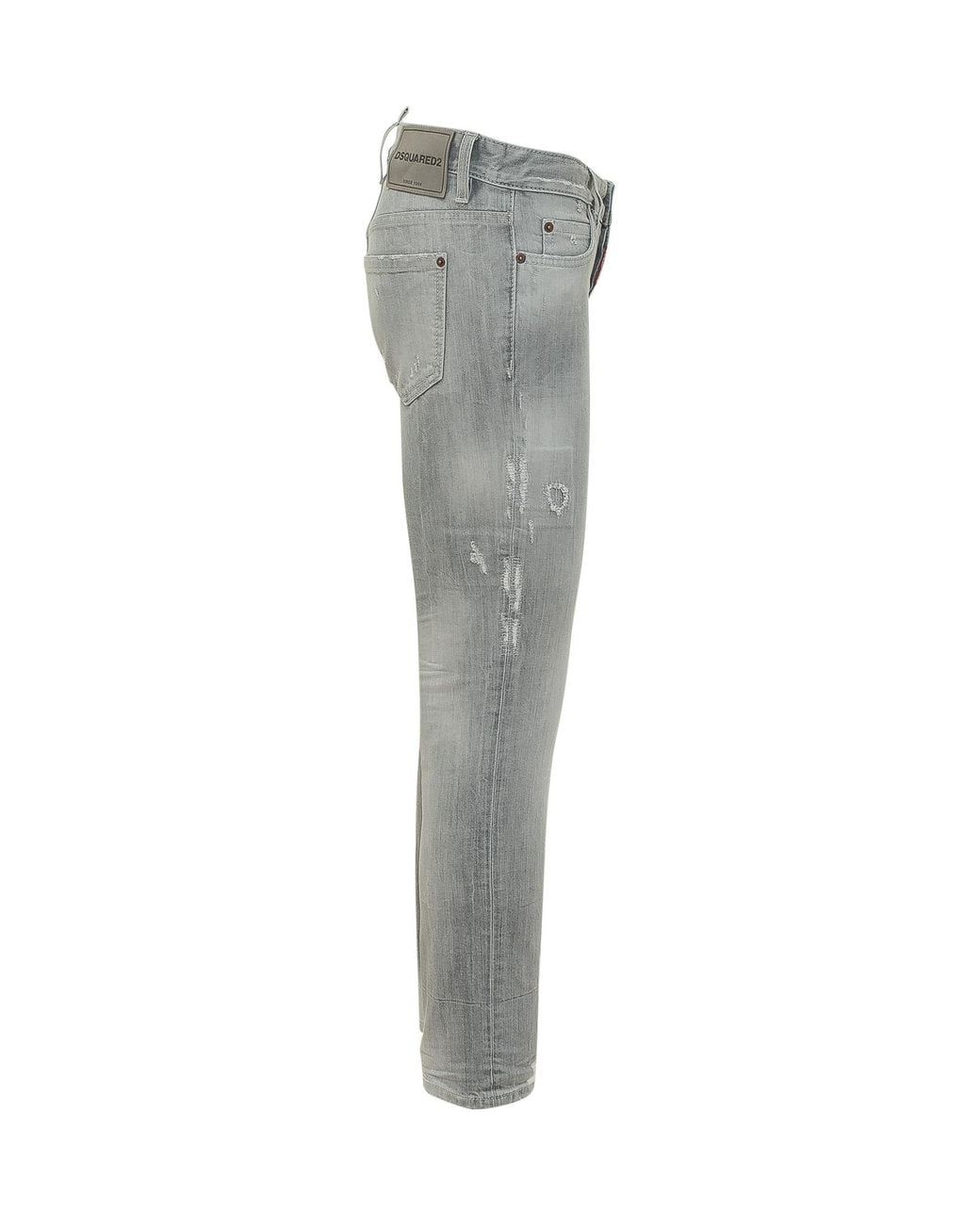DSquared² Gray Skinny Jeans
