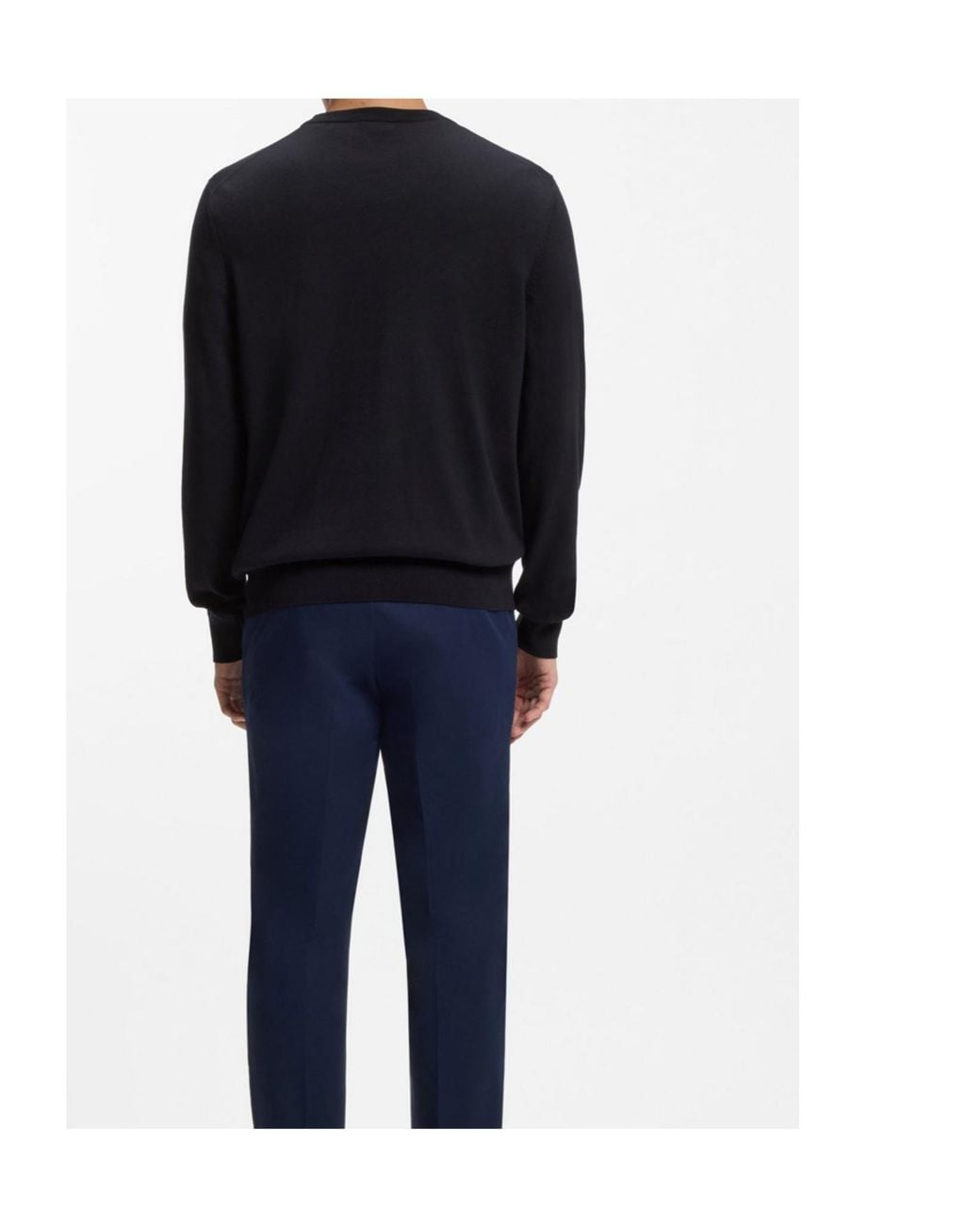 Boss Black Boss Logo Embroidered Jumper for men