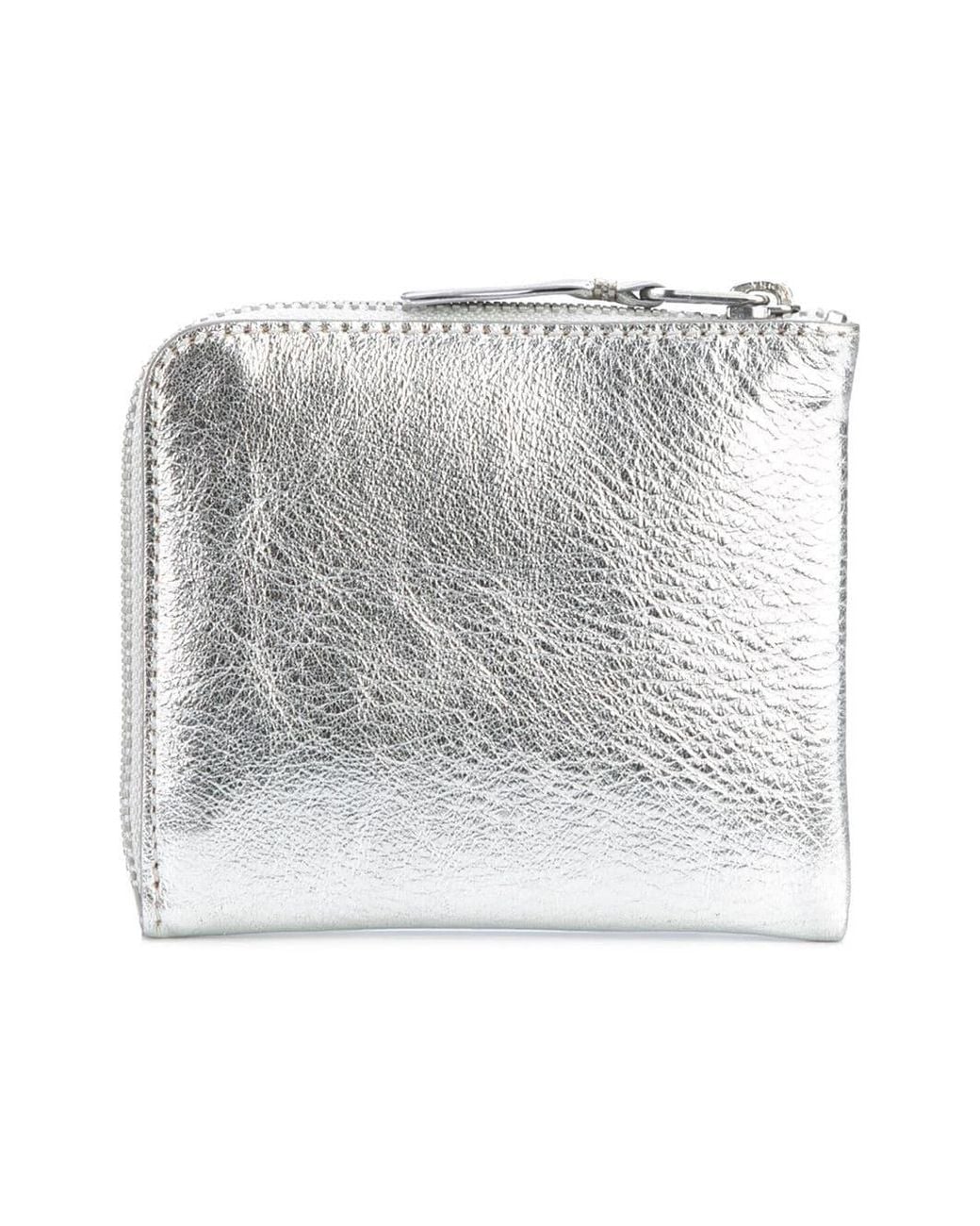 Comme des Garçons White Comme Des Garçons Wallet Zip-Around Coin Pouch for men