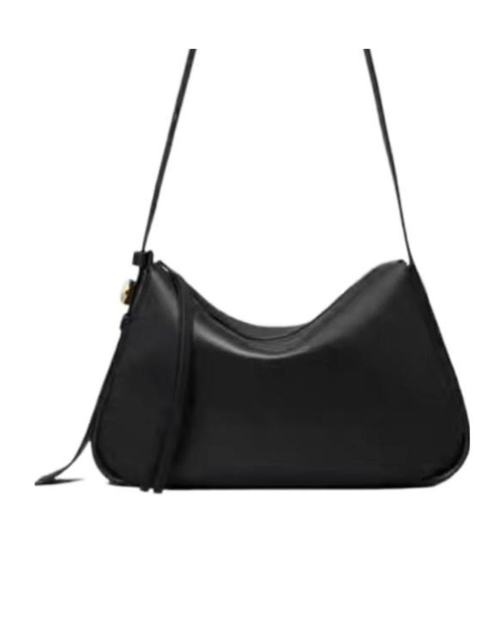 Tory Burch Black Small Zip Shoulder Bag