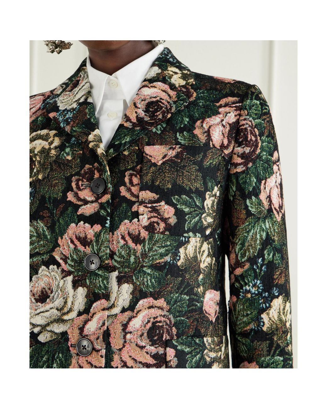 Dries Van Noten Black Long-Sleeve Jacket