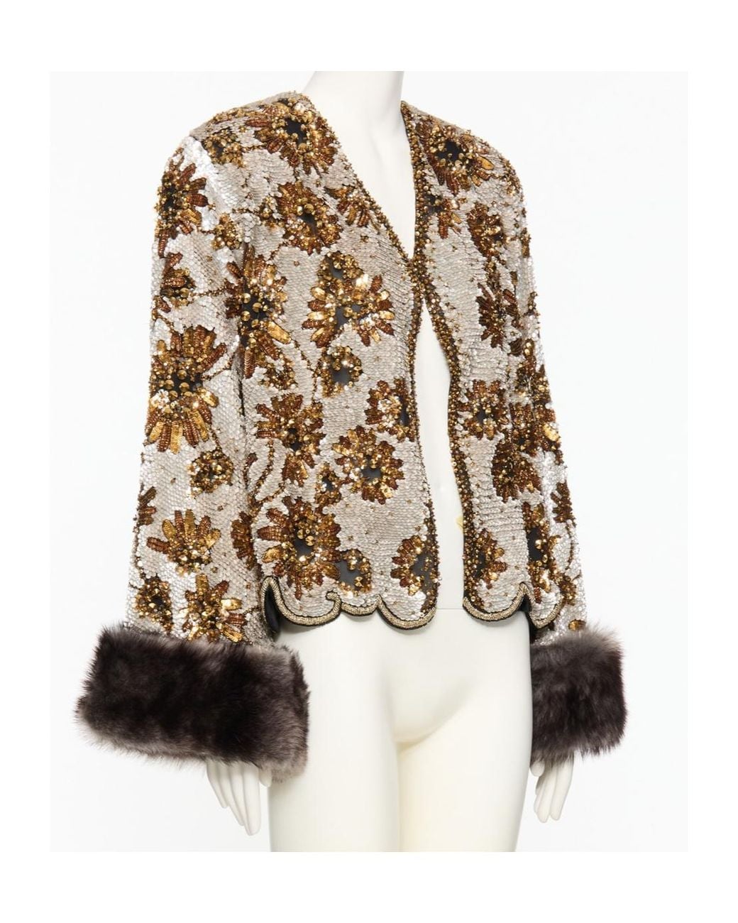 Valentino Brown Long-Sleeved Jacket