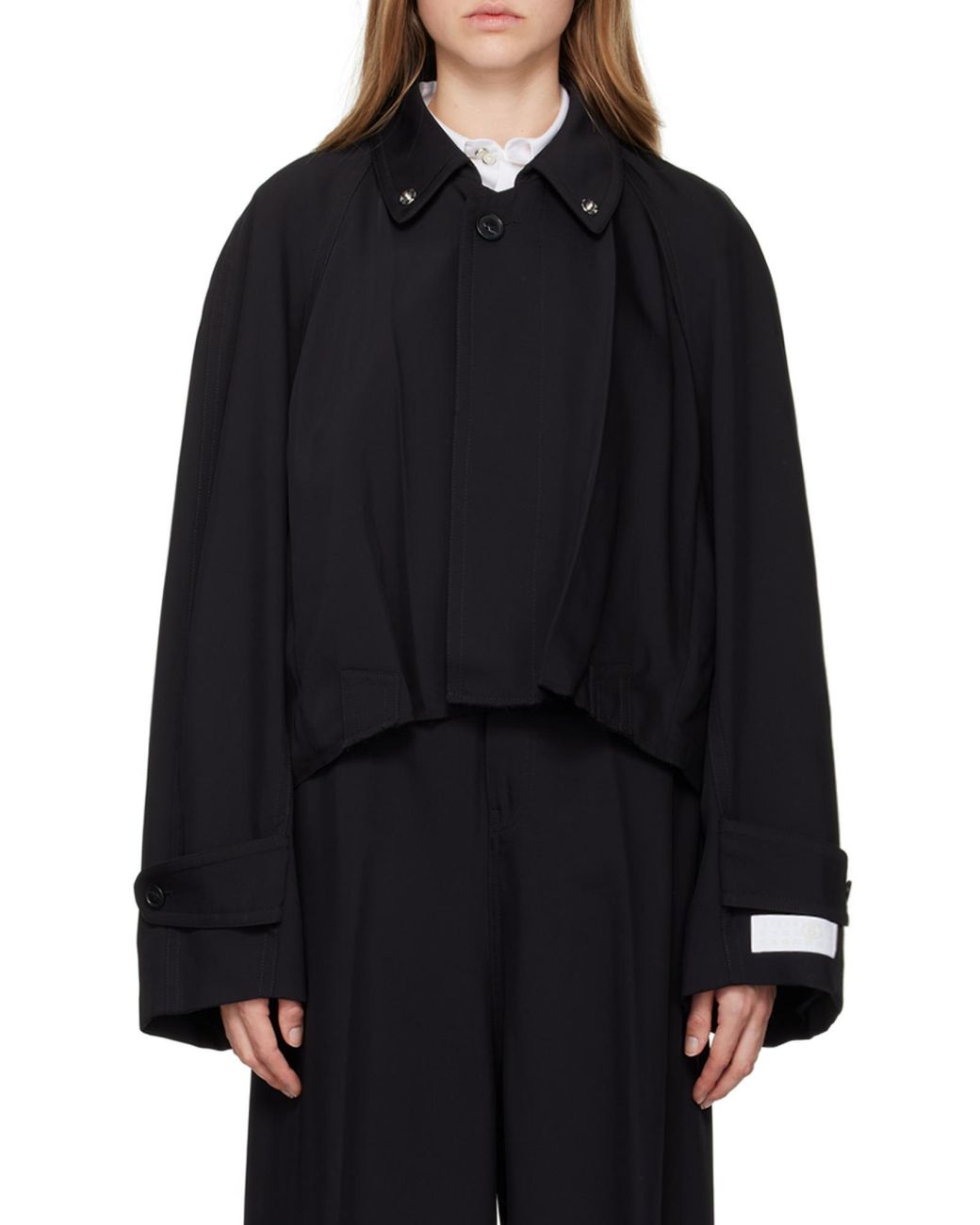 MM6 by Maison Margiela Black Logo Sportsjacket