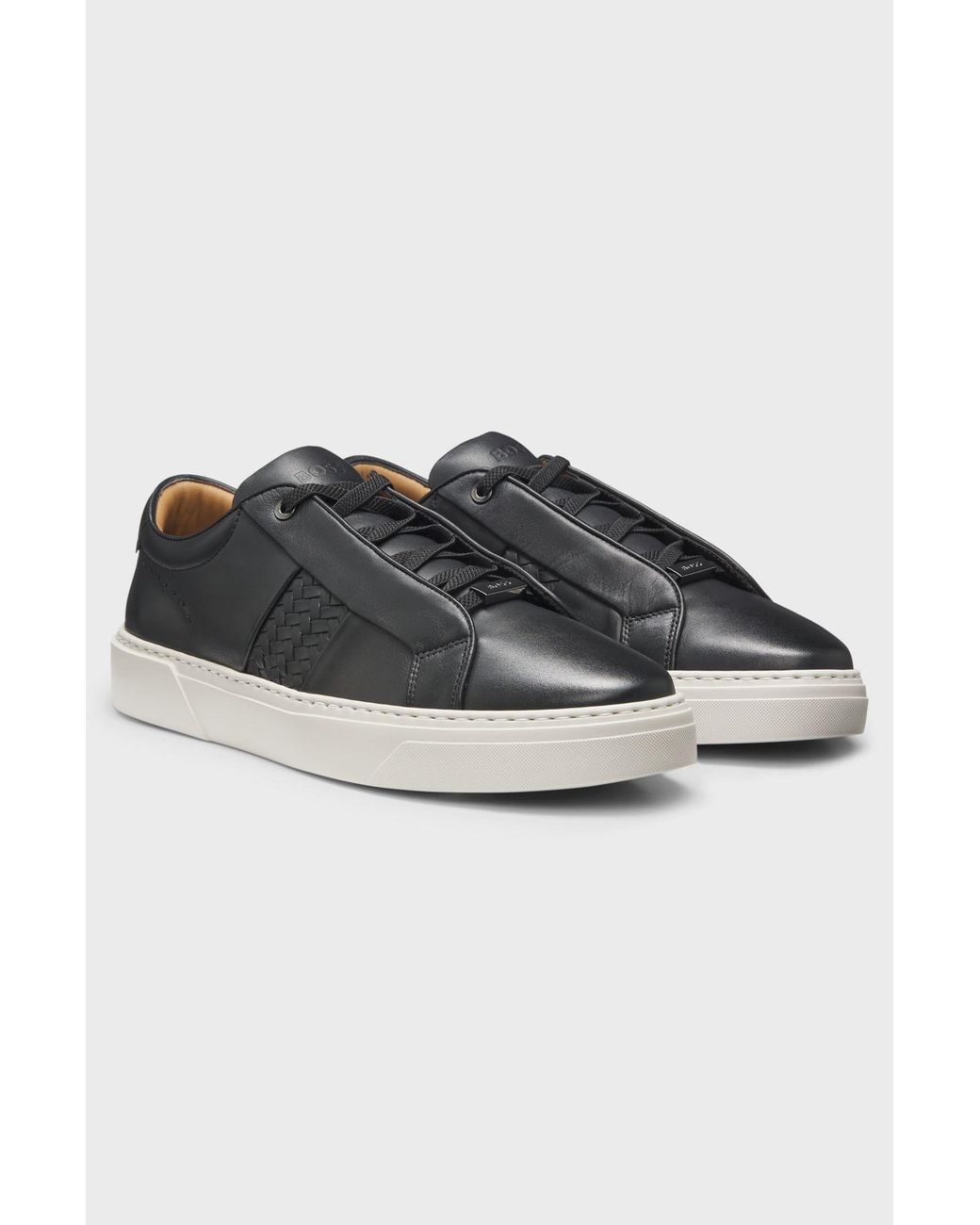 Boss Black Gary Trainers With Woven Details for men