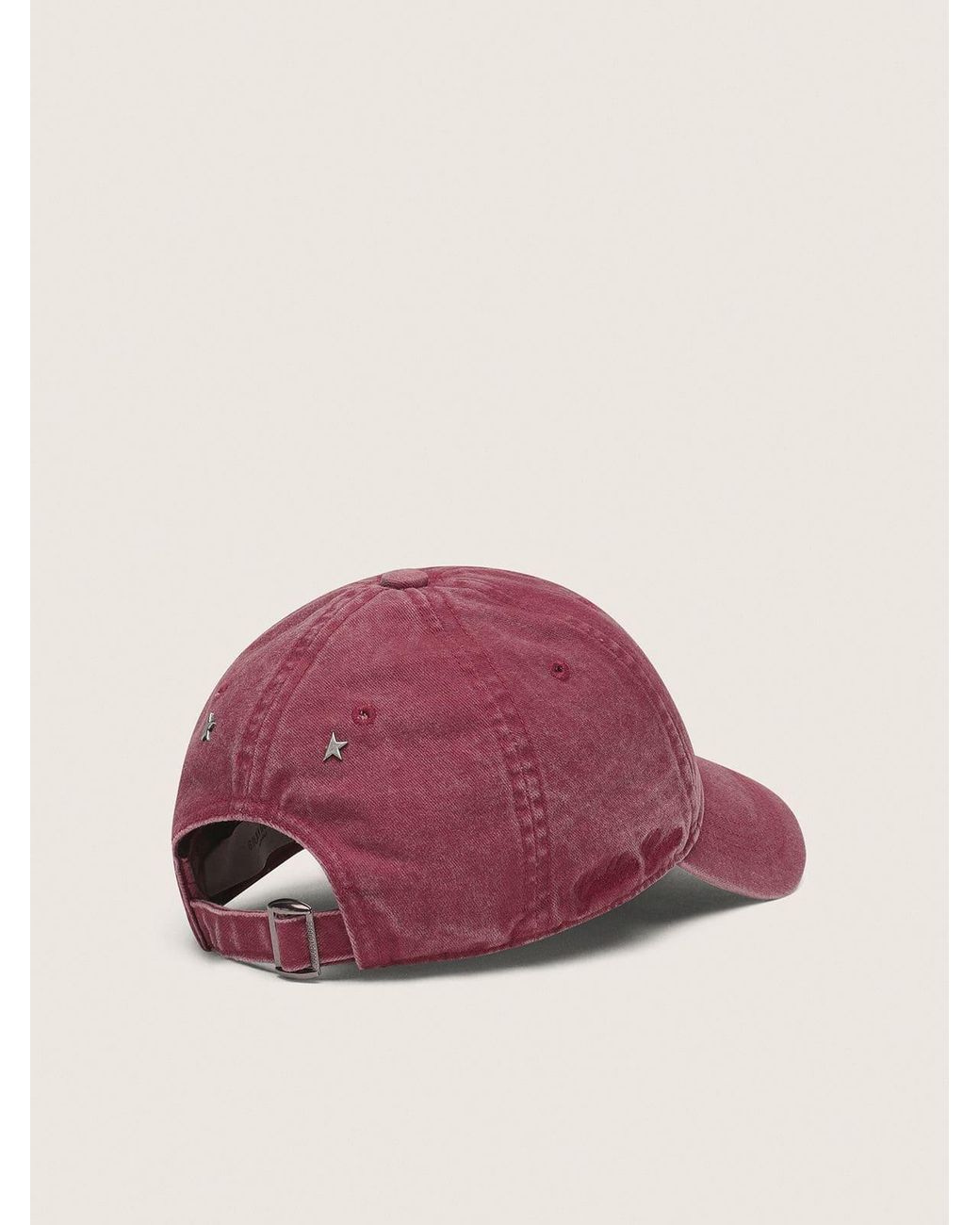Golden Goose Deluxe Brand Red Journey Star Baseball Cap for men