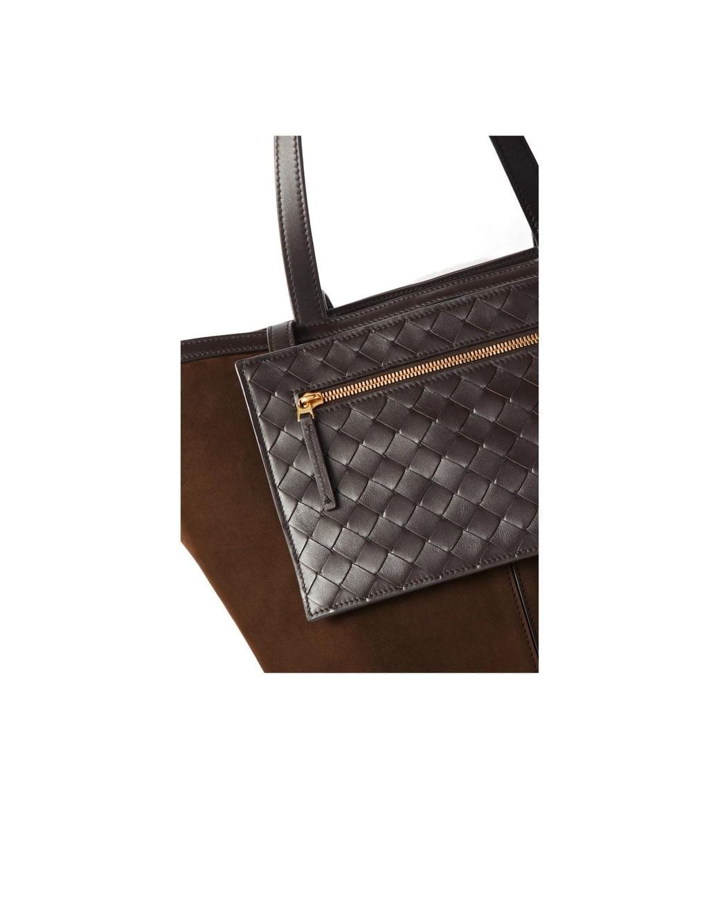 Bottega Veneta Brown Medium Flip-Flap Shoulder Bag