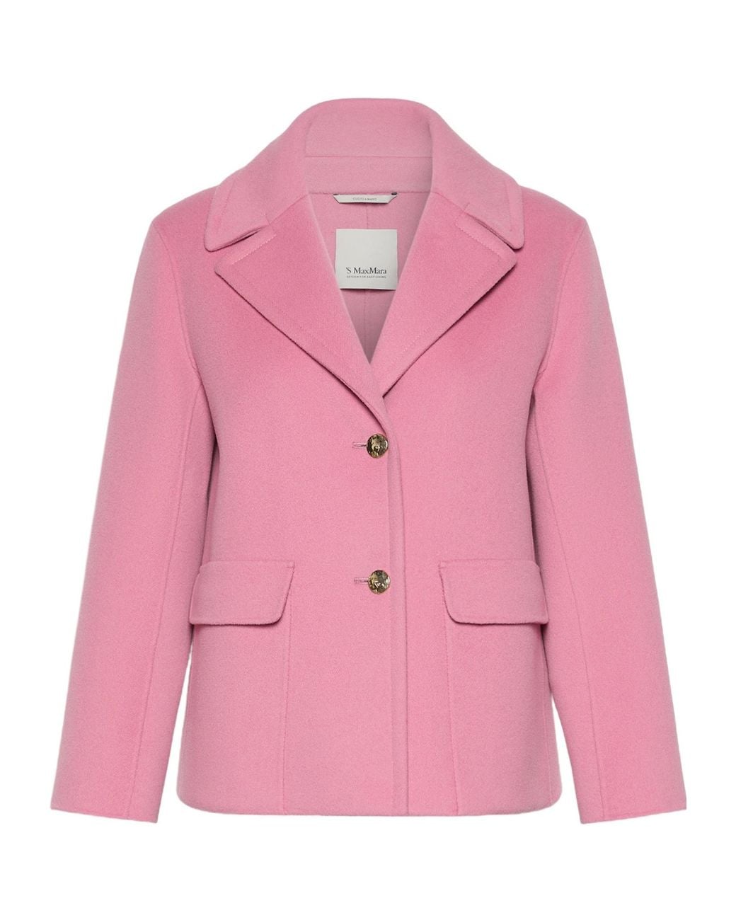 Max Mara Pink 'S Smmsissy Button-Up Coat