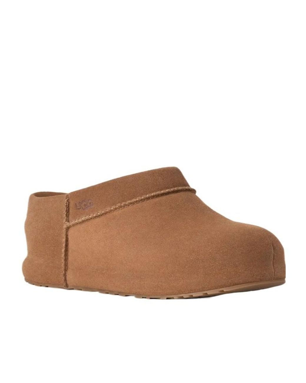 Ugg Brown Enwrap Suede Clogs for men