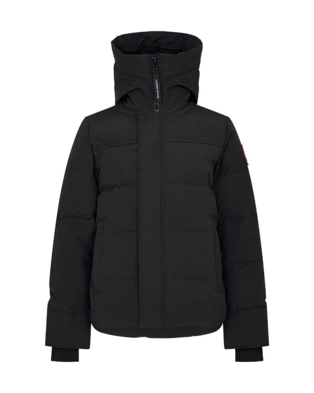 Canada Goose Black Parker Coat And Down Jacket for men