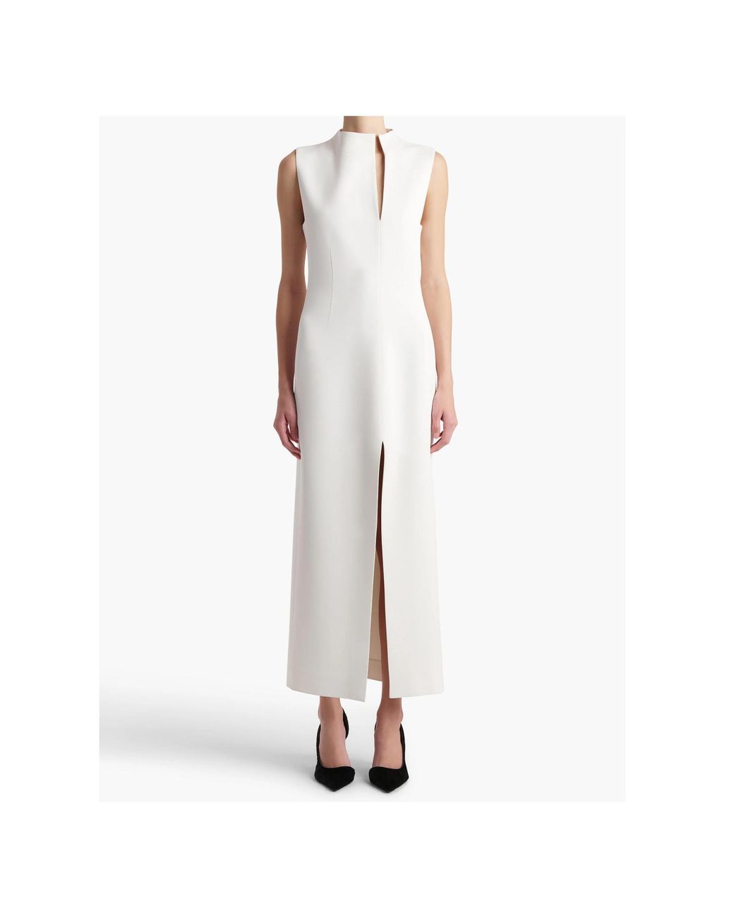 Khaite White Lowen Dress