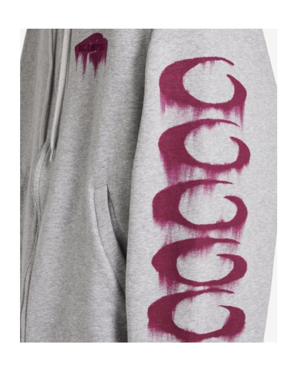 Balenciaga Multicolor Wet Brush Oversized Zip-Up Hoodie for men