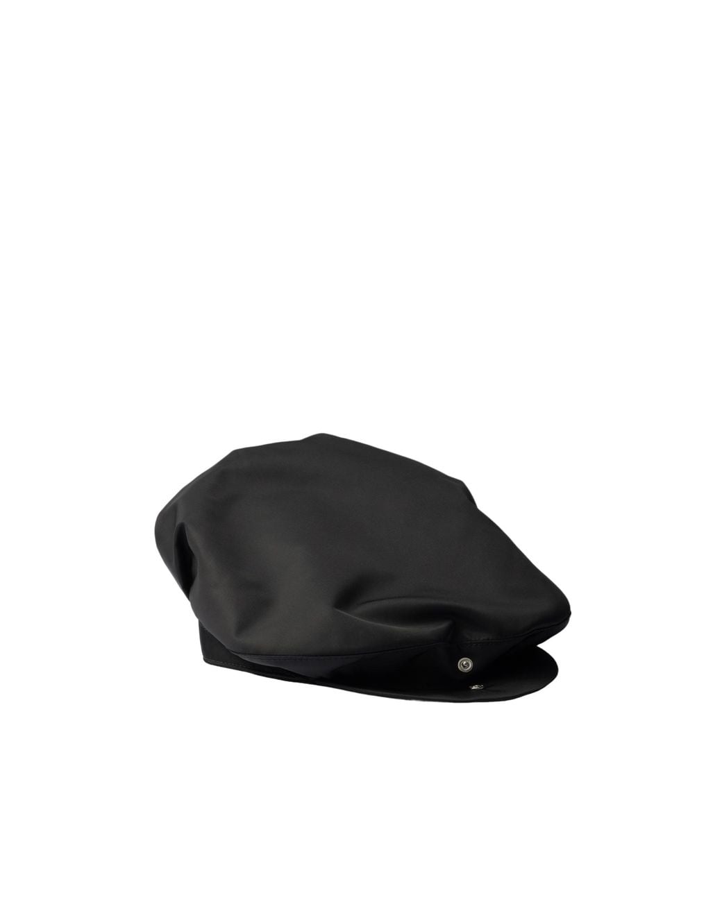 Prada Black Re-Nylon Baker Hat for men