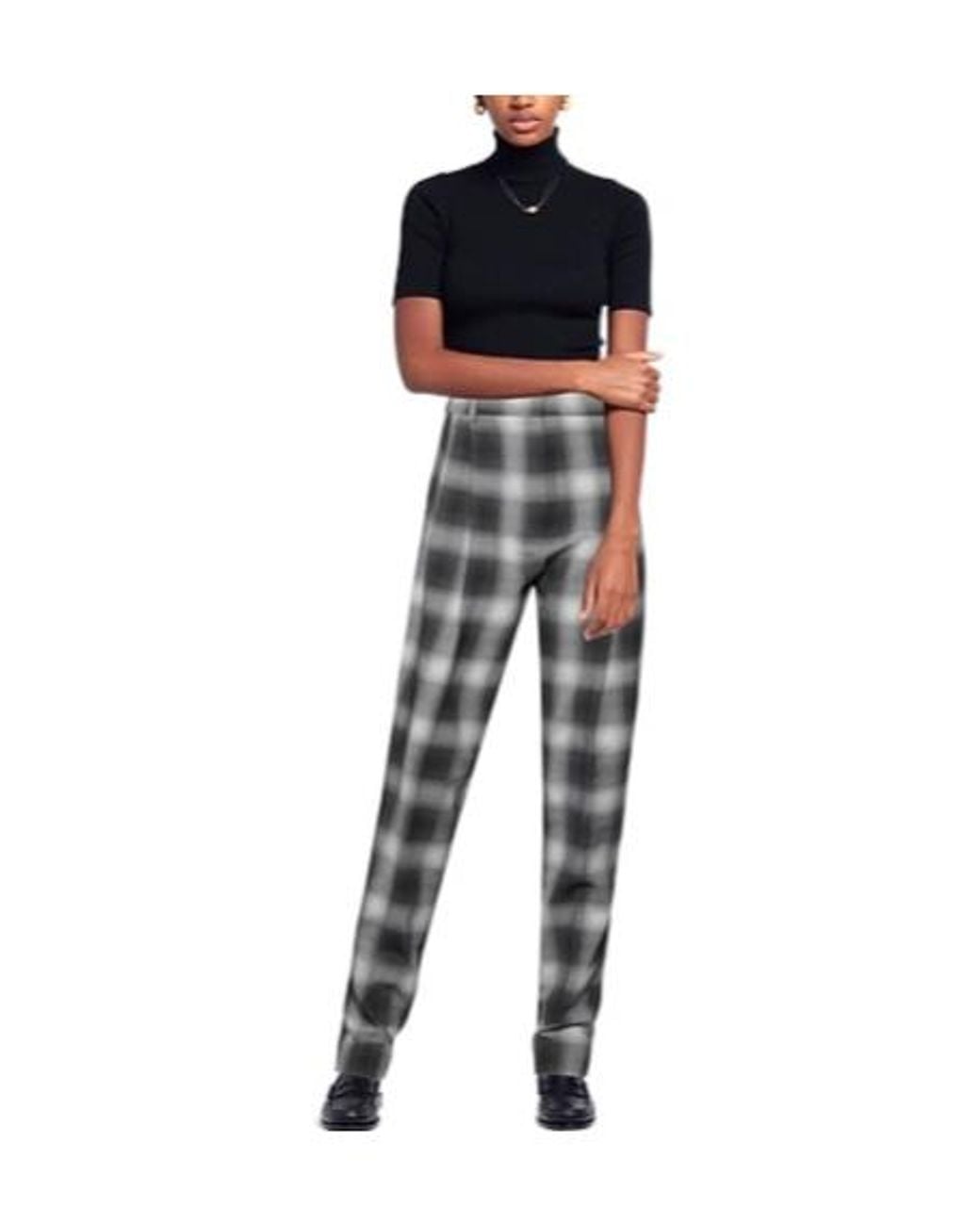 Sportmax Gray Simple Long Pants