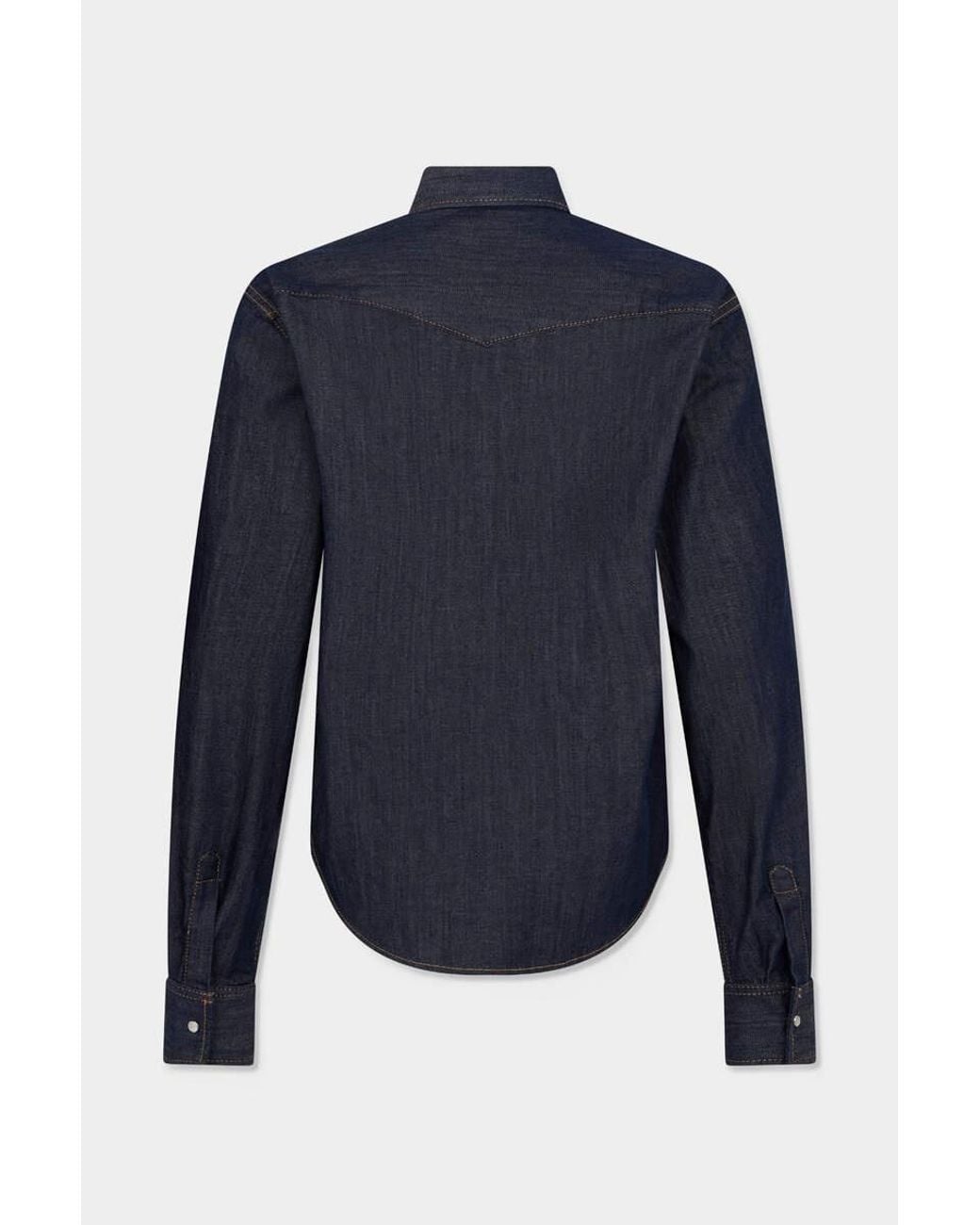 DSquared² Blue Western Denim Shirt