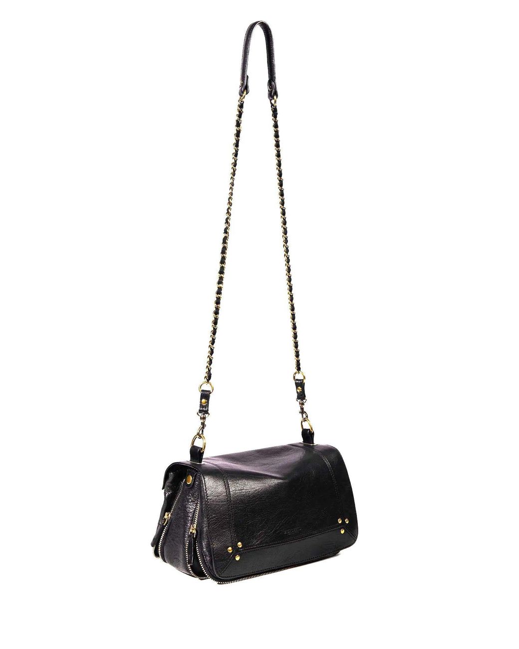 Jérôme Dreyfuss Black Bobi M Long Strap Bag