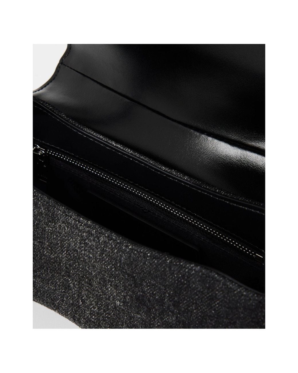 DIESEL Black Crystal-Embellished Shoulder Bag
