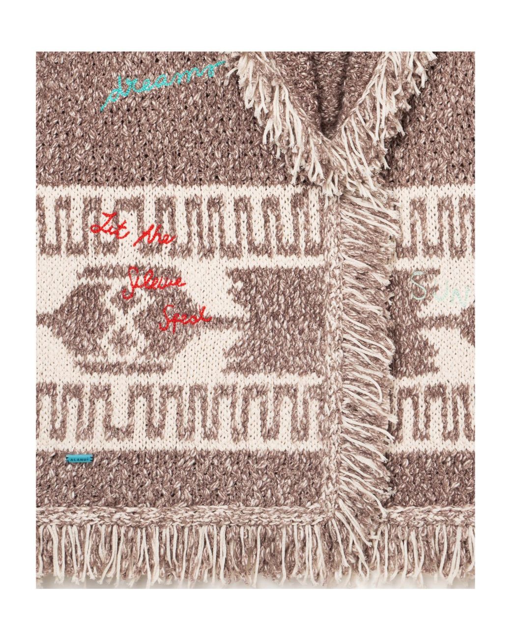 Alanui Multicolor Written By The Ocean Cardigan
