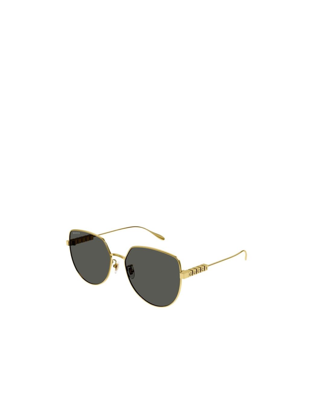 Gucci Metallic Eyewear Square Frame Sunglasses