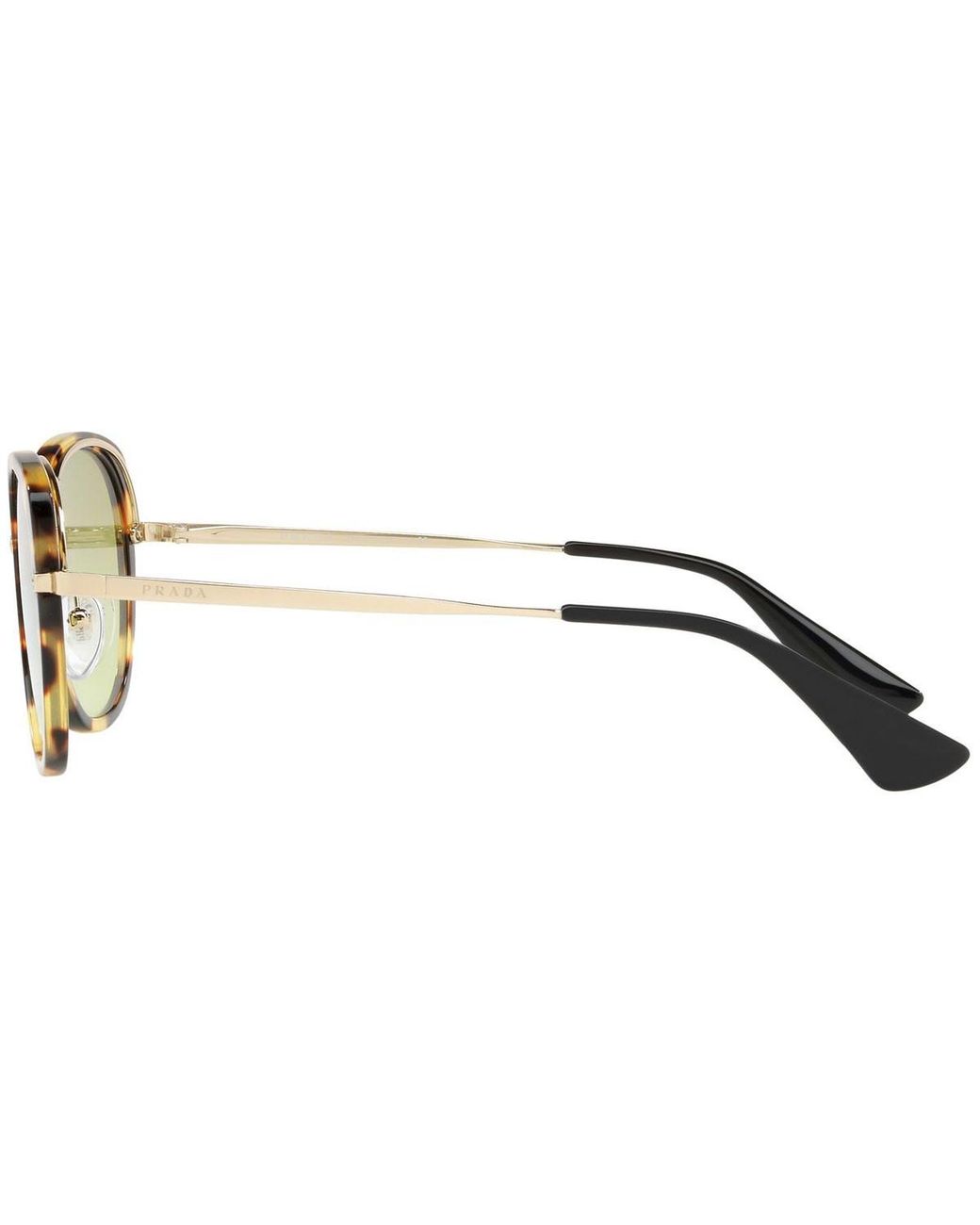 Prada Metallic Logo Sunglasses