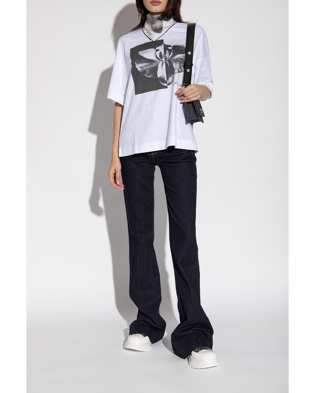 McQueen Black 70Mm Lace-Up Chunky Sneakers