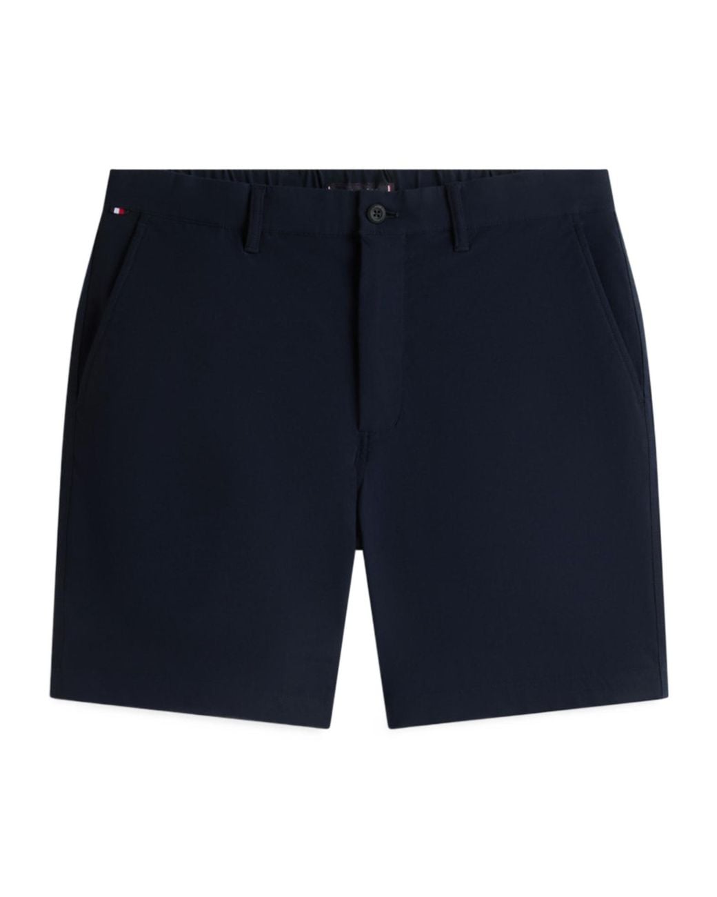 Tommy Hilfiger Blue Belt-Loop Chino Shorts for men