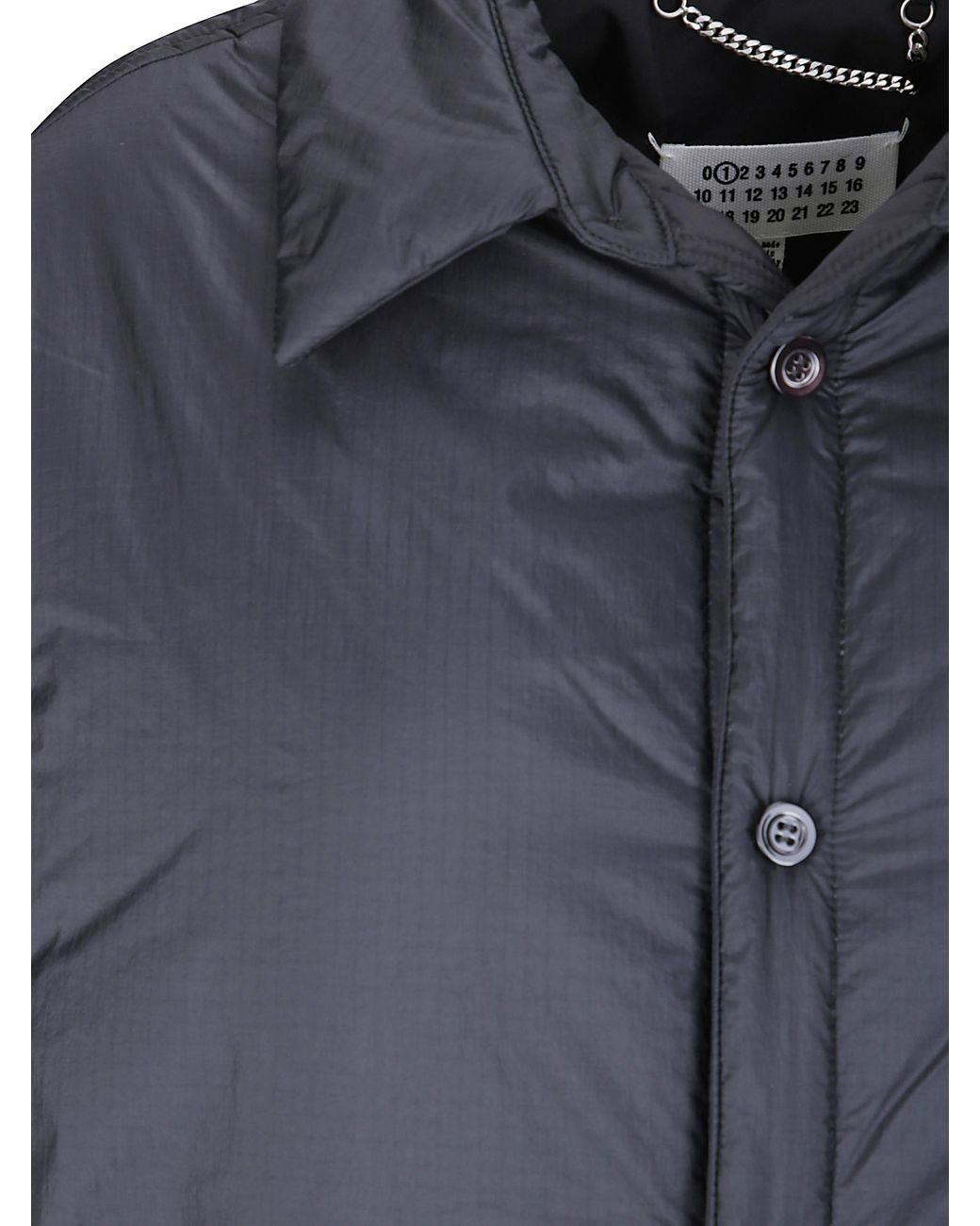 Maison Margiela Black Padded Shirt Jacket