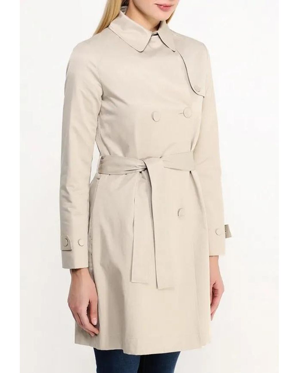 Armani Jeans Natural Lapel Belt Trench Coat