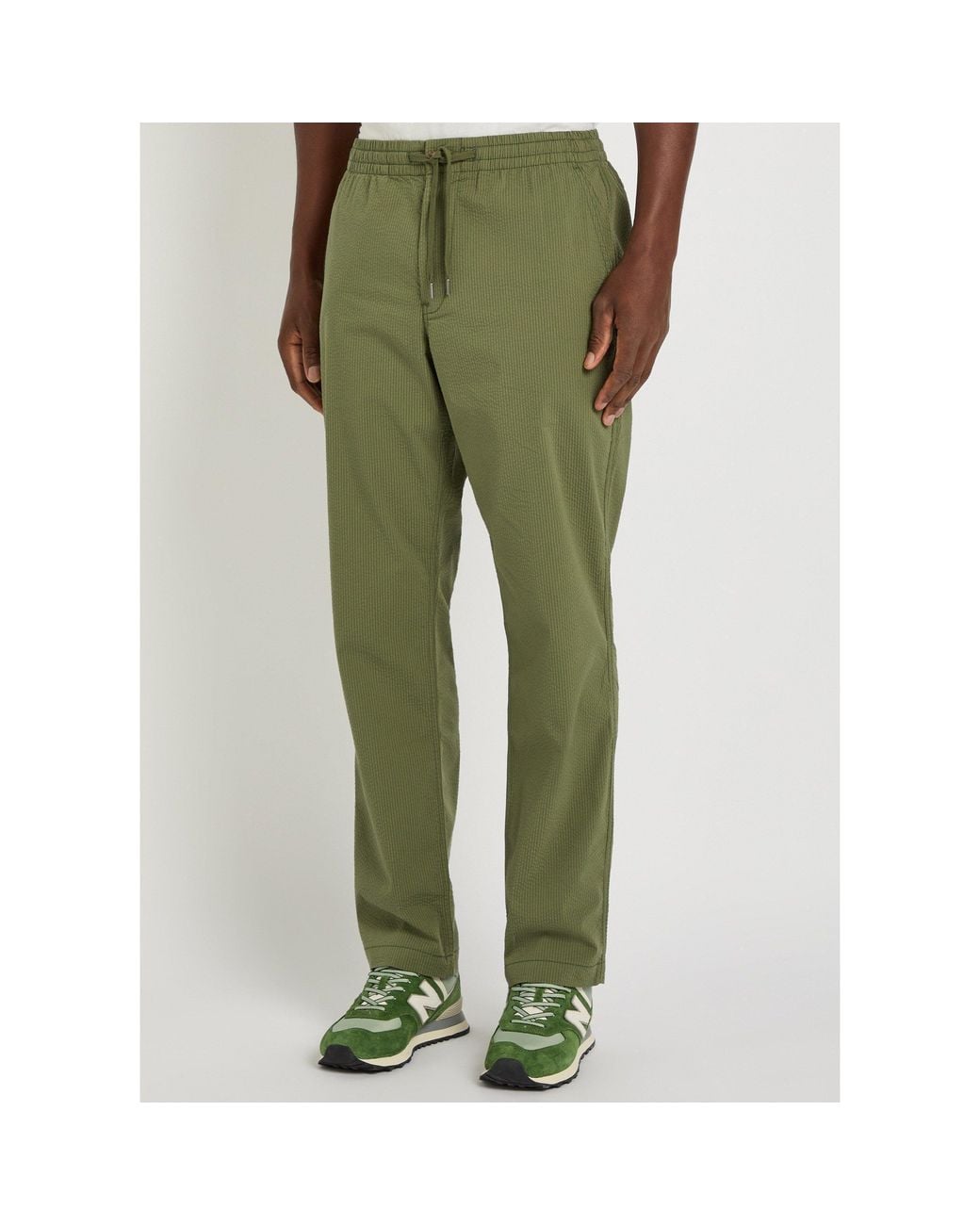 Polo Ralph Lauren Green Striped Thin Casual Pants for men