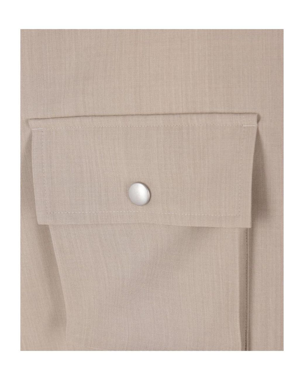 Auralee Brown Wool Collar Casual Jacket for men
