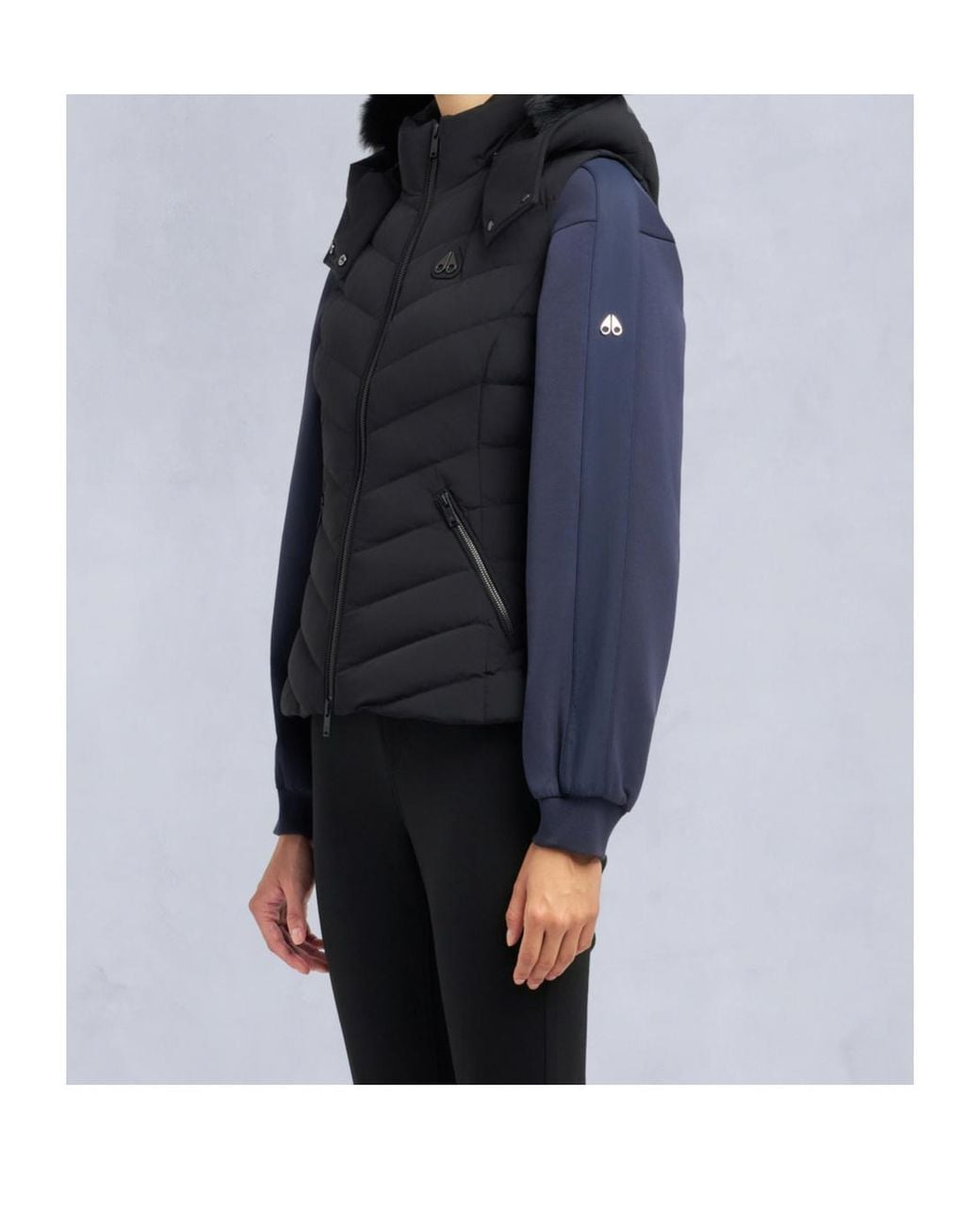 Moose Knuckles Black Elora Cotton Vest