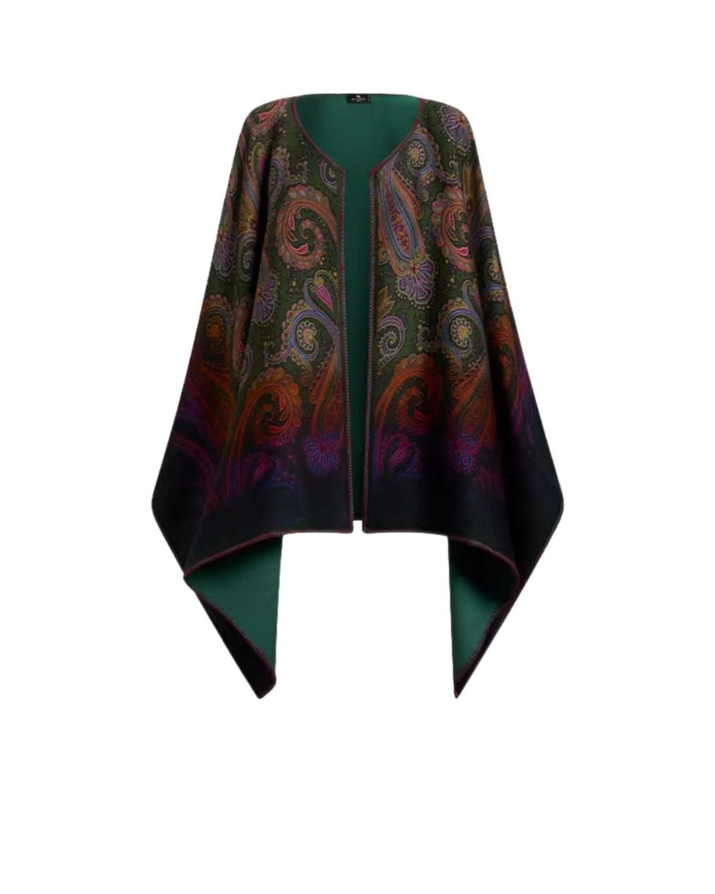 Etro Black Paisley Shawl