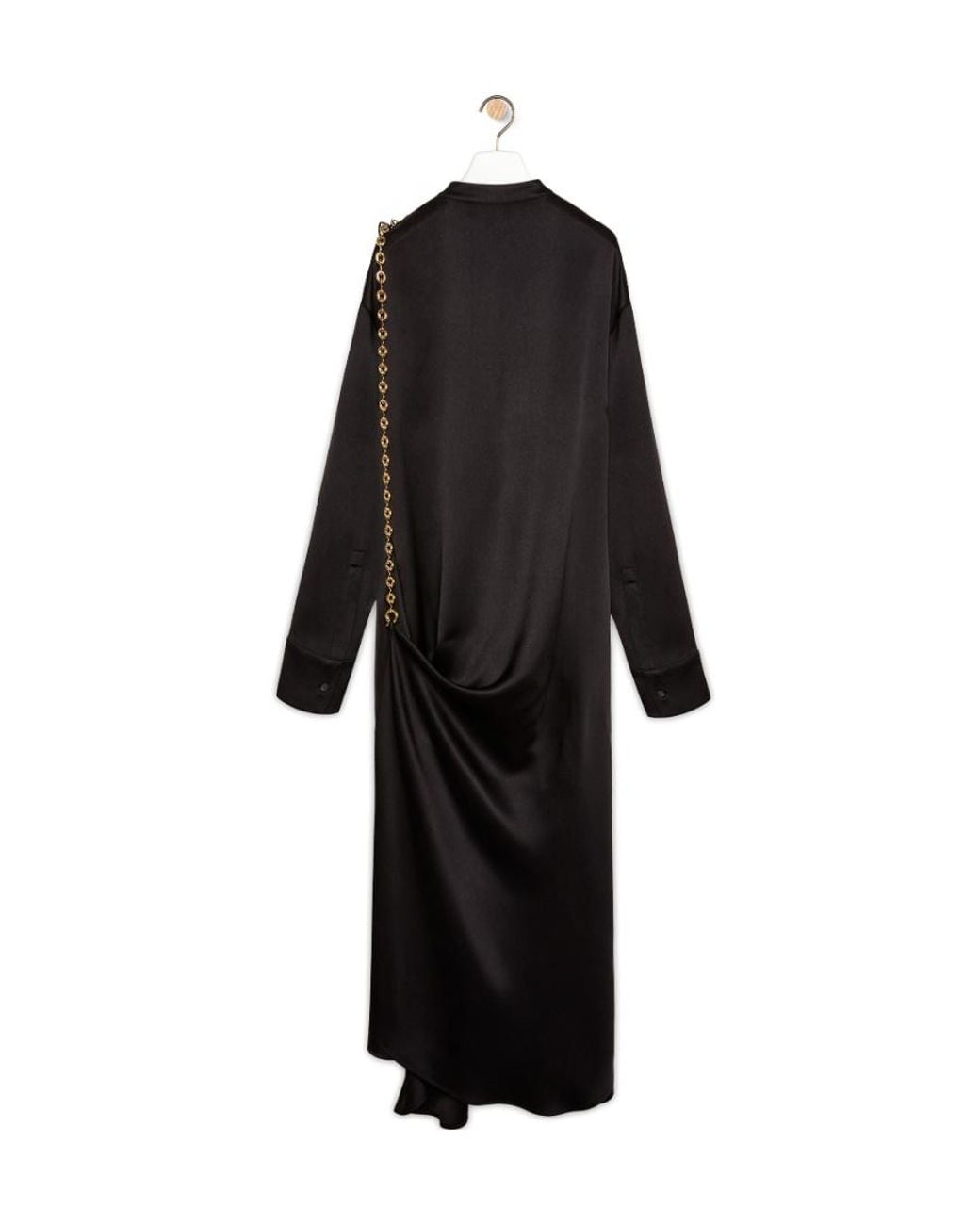 Loewe Black Chain Shirt Dress