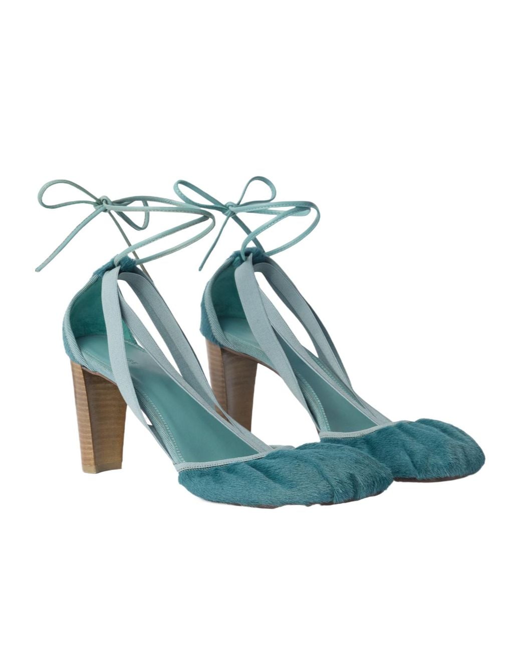 Lemaire Blue 80Mm Pedille Heeled Ballerinas