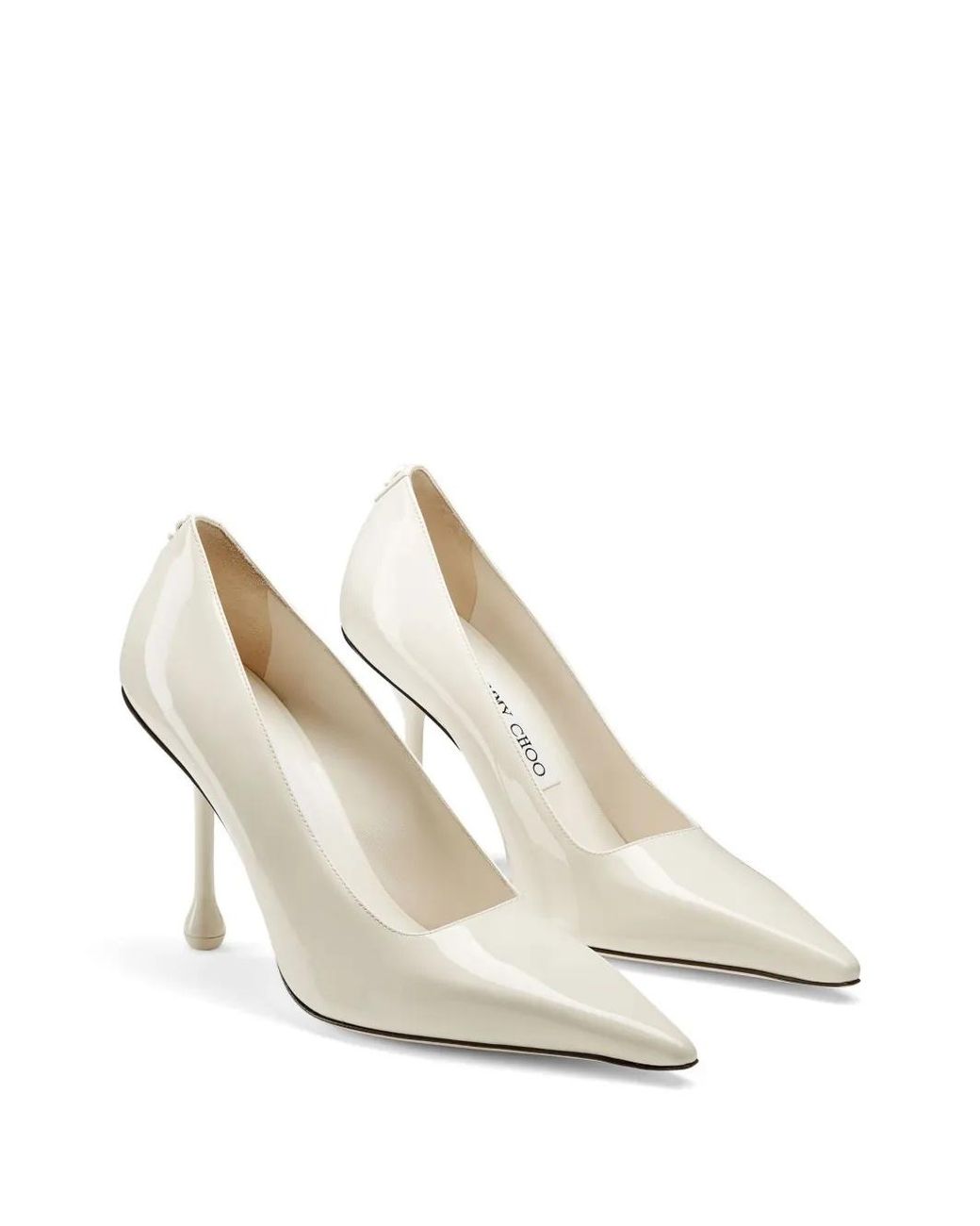 Jimmy Choo White Ixia 95Mm Pumps