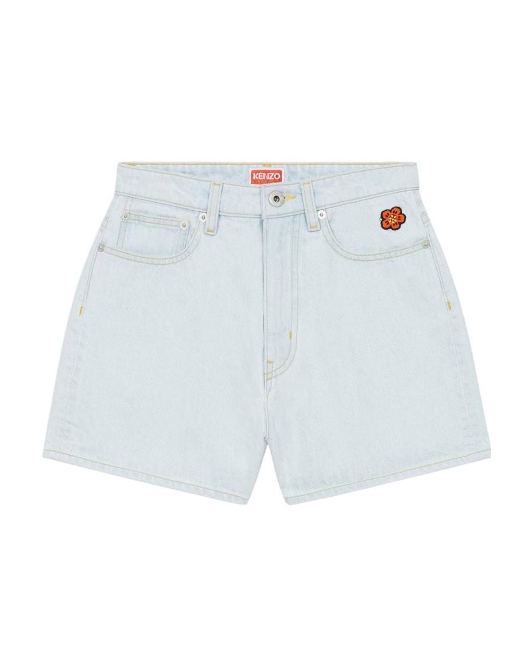KENZO Blue Denim Shorts
