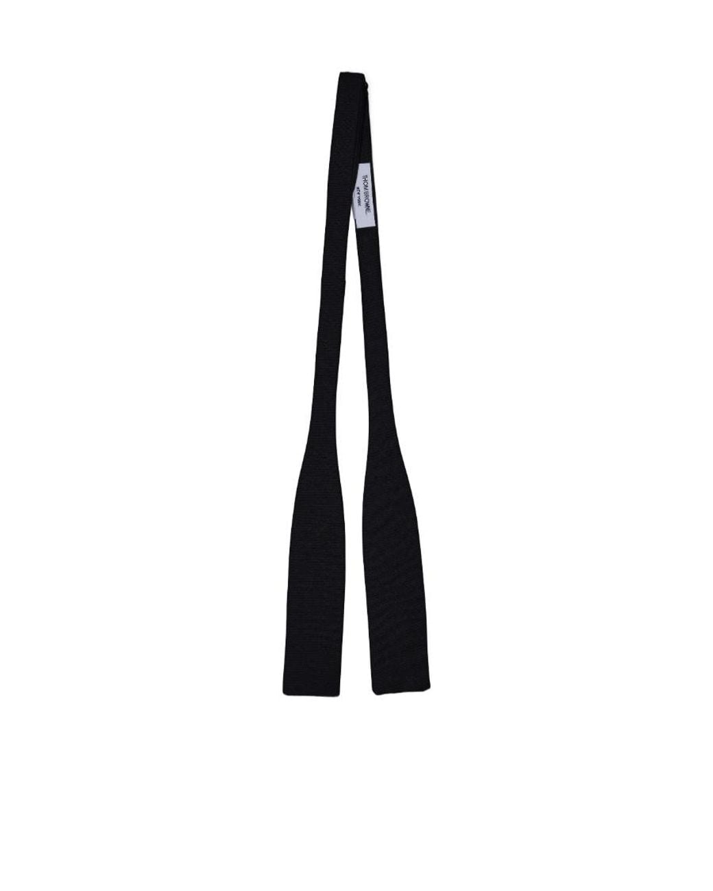 Thom Browne White Silk Faille Bow Tie for men