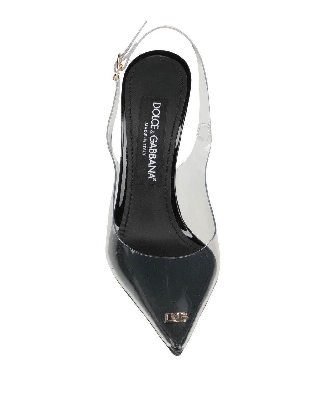 Dolce & Gabbana White Slingback Pumps