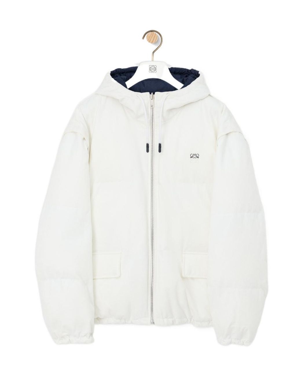 Loewe White Puffer Jacket for men