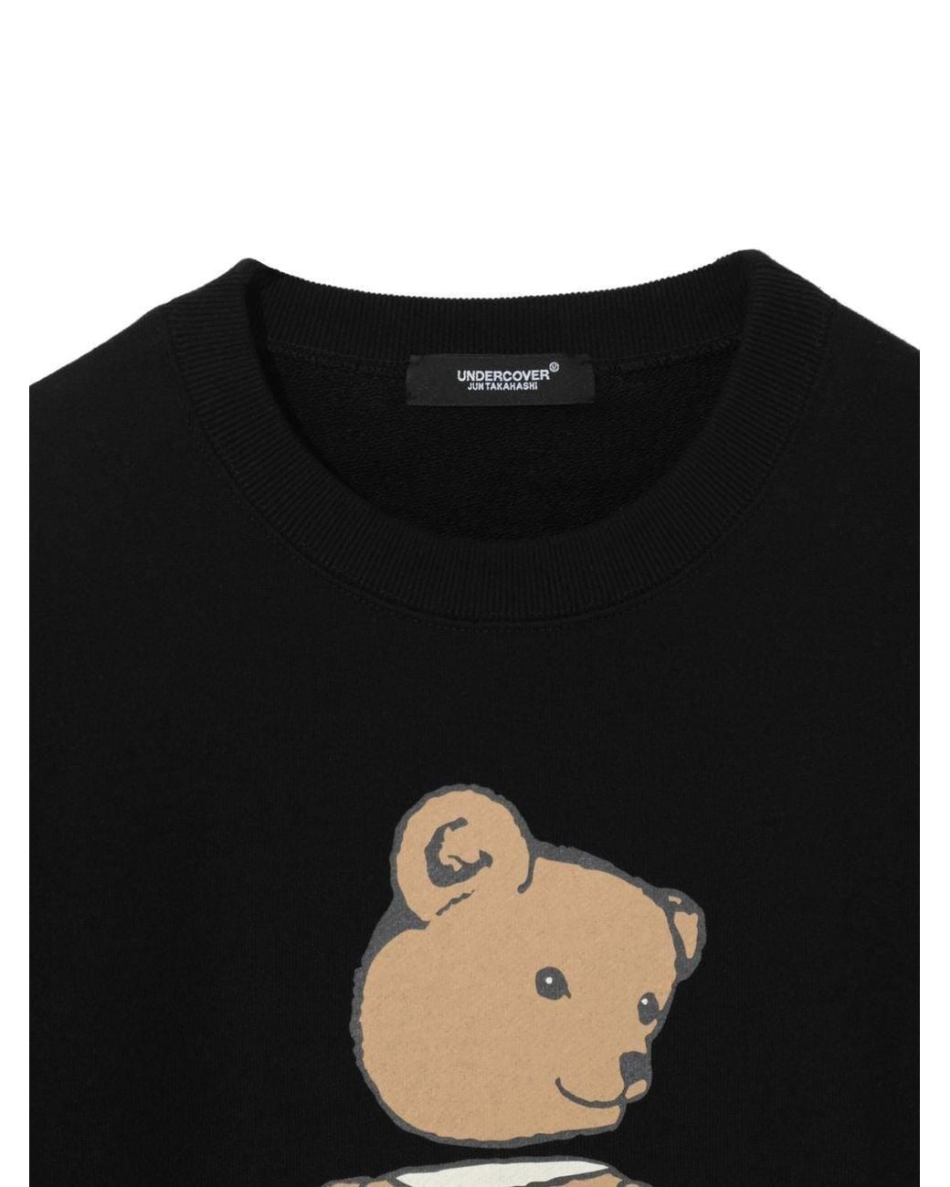 Undercover Black Teddy Graphic Sweatshirt for men