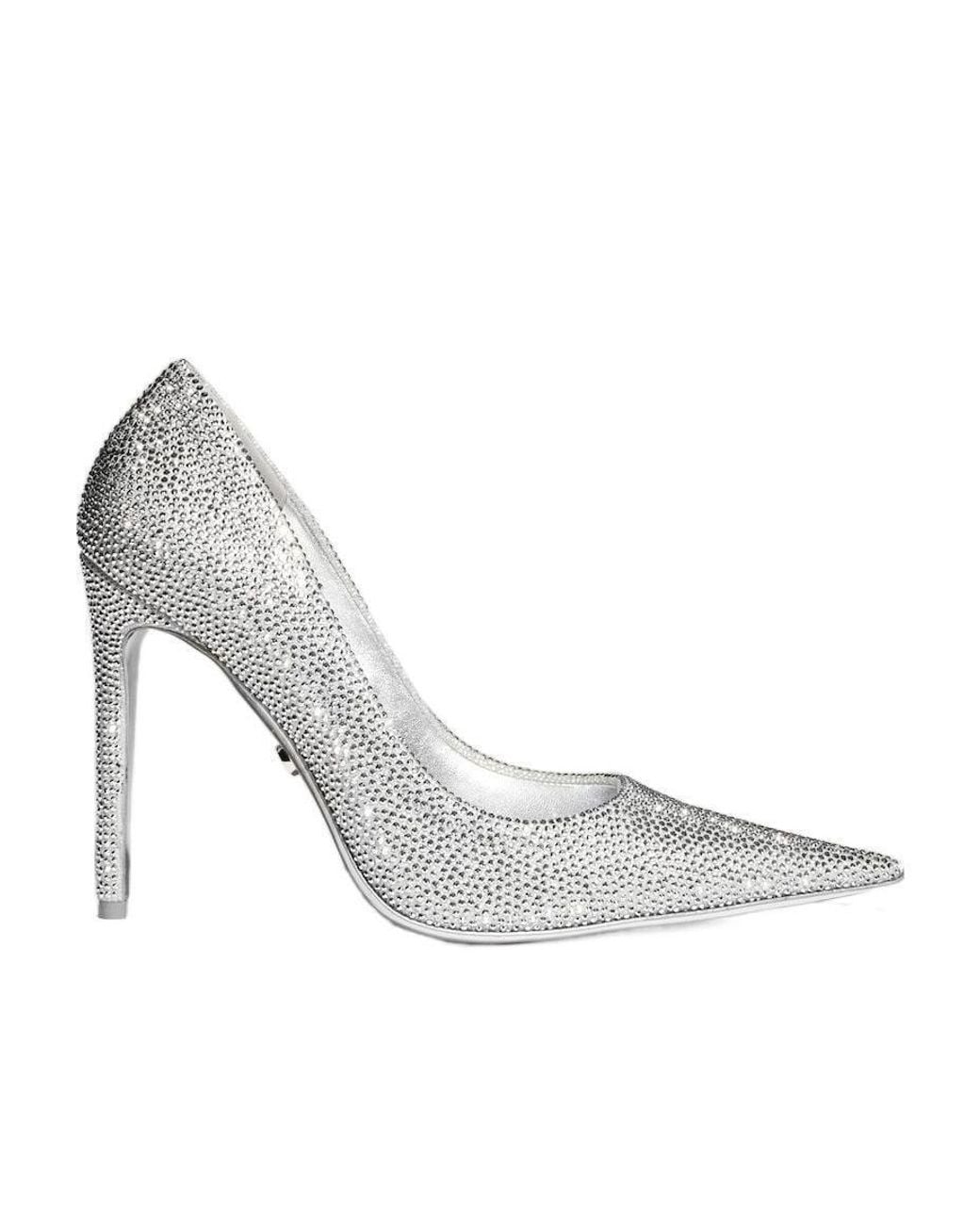 Gucci White Donna Crystal Pump