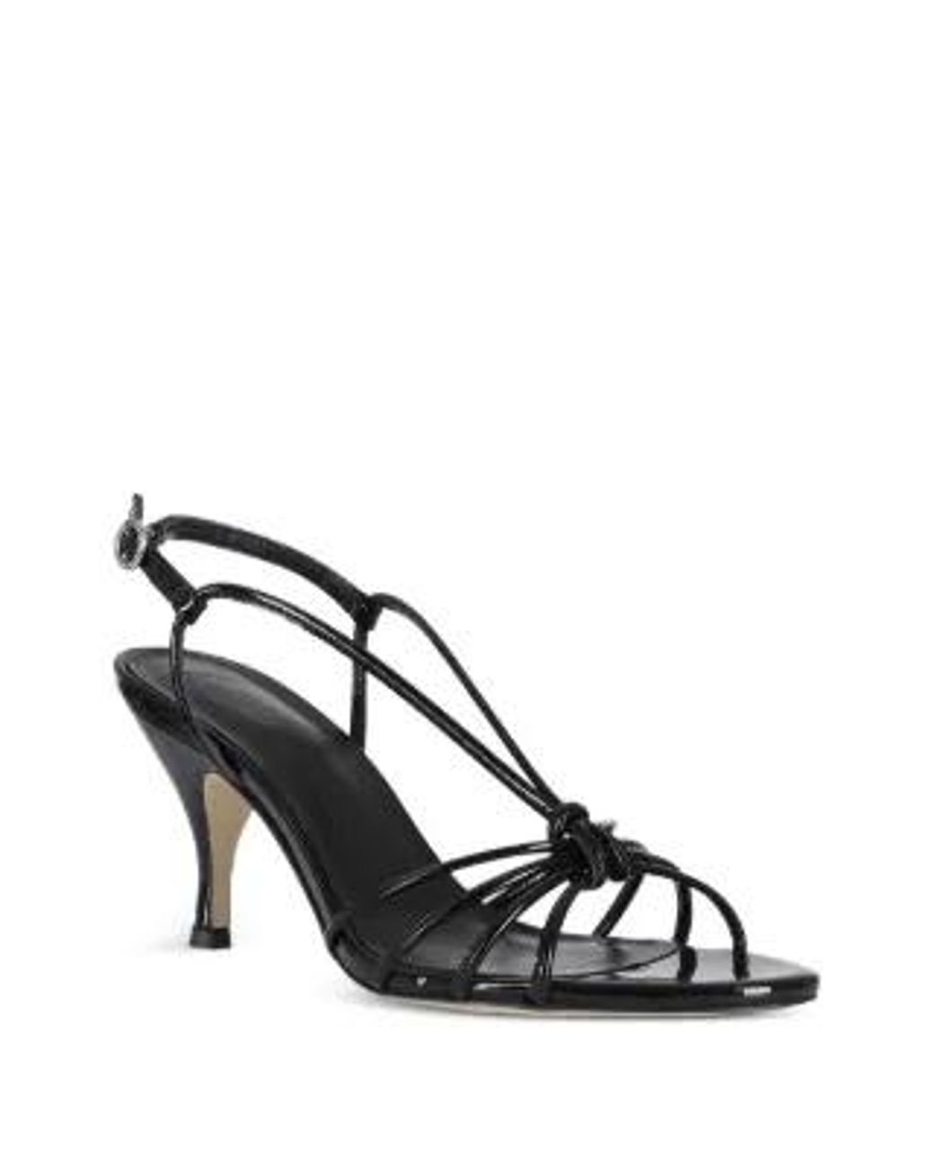 Aeyde Metallic Solange Knot Detailed Sandals