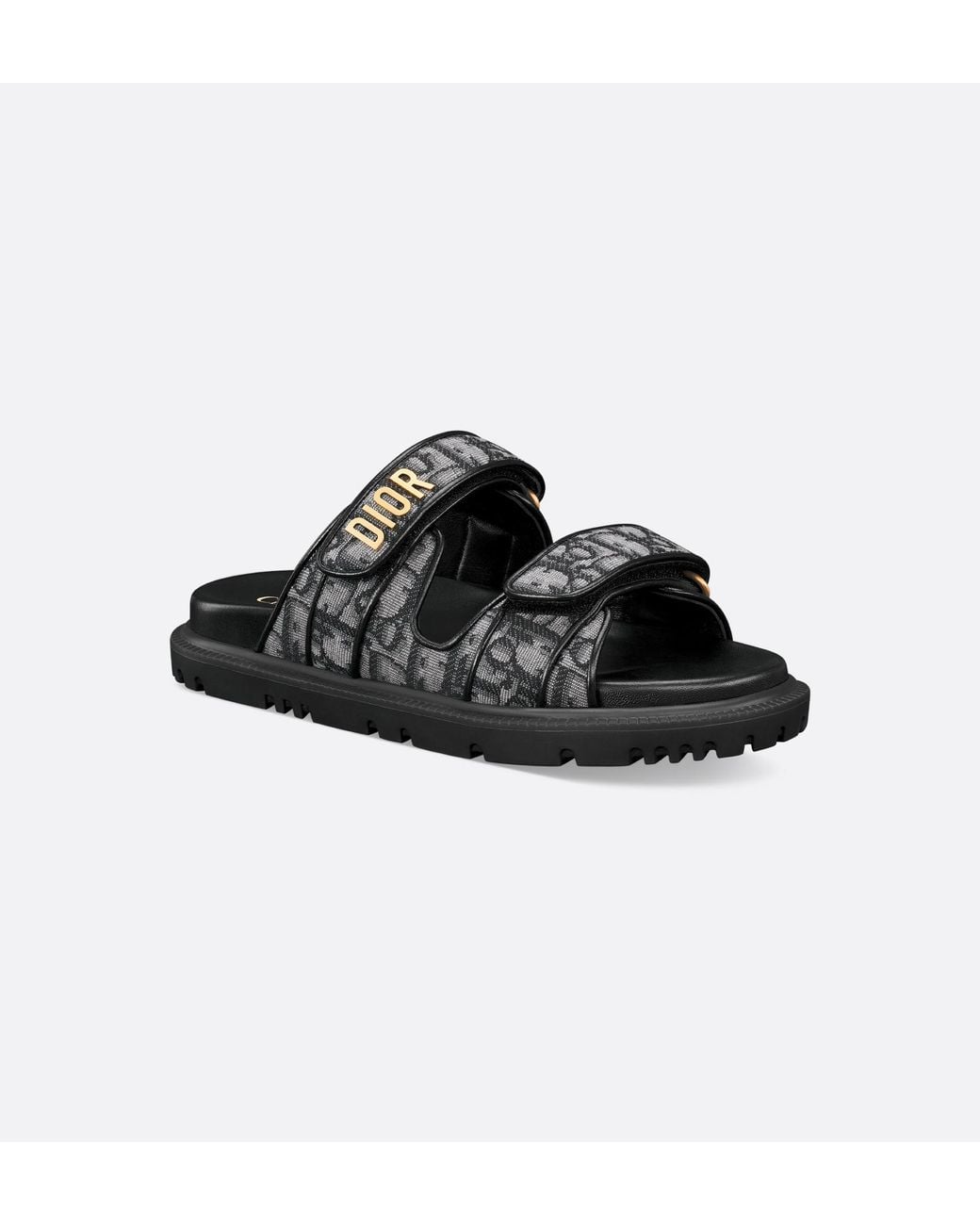 Dior Black Christian Act Slides