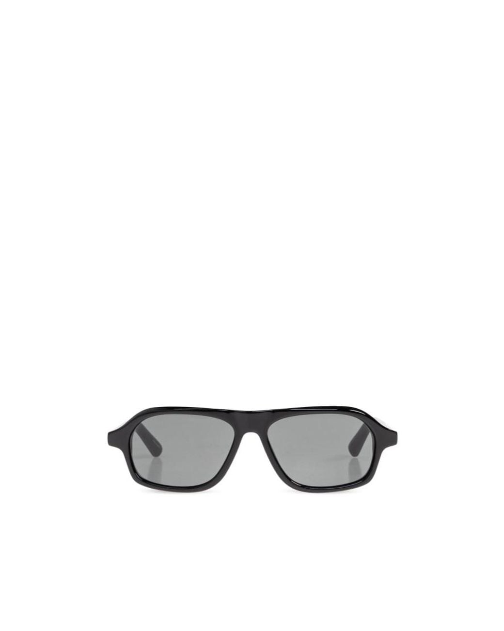 Jacquemus White Square-Frame Sunglasses
