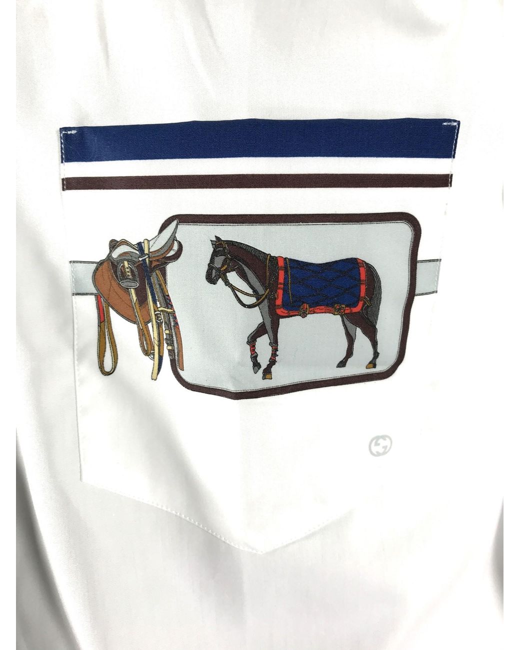 Gucci White Long-Sleeved Shirt for men