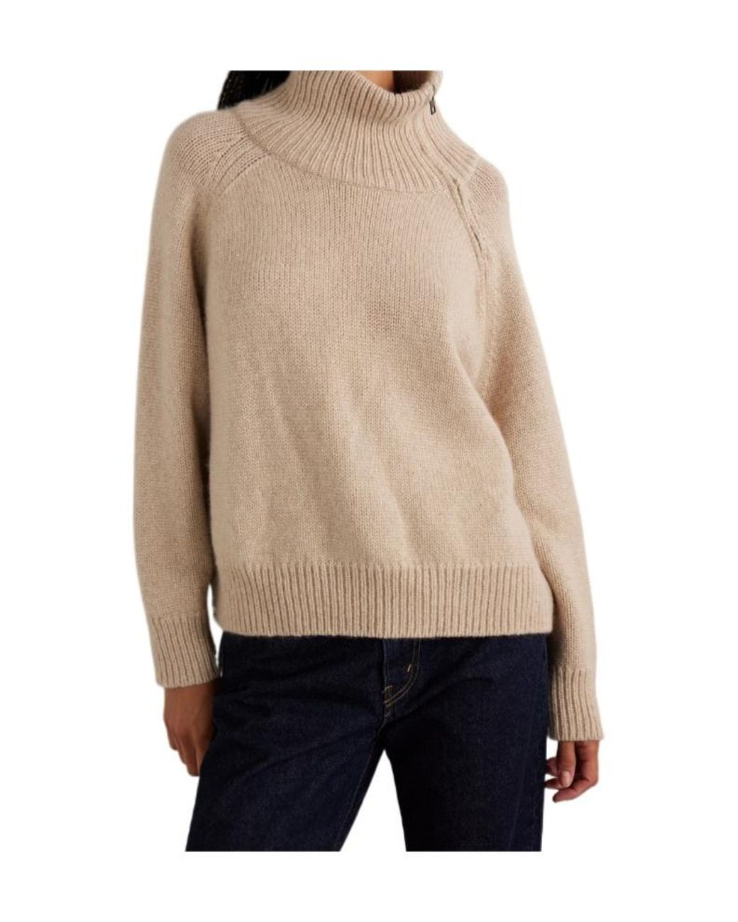 Nili Lotan Natural Raelynn Turtleneck Sweater