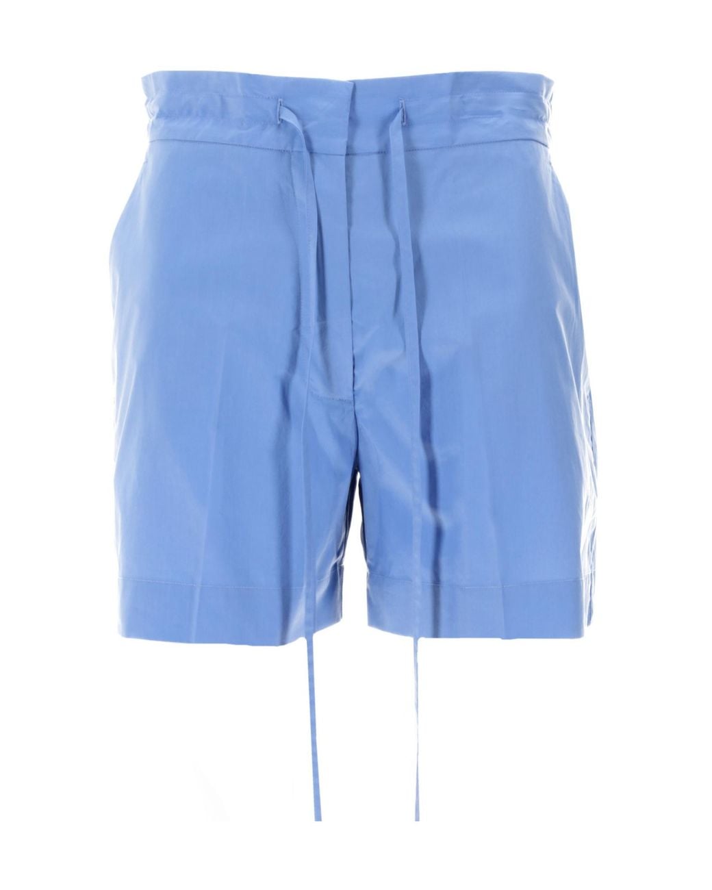 P.A.R.O.S.H. Blue Drawstring Shorts