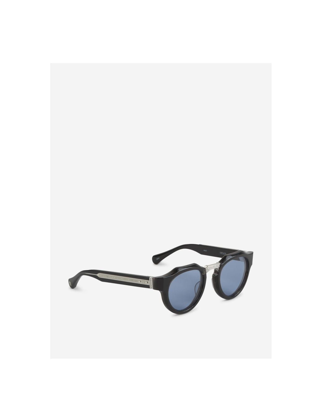 Matsuda Blue Oval Sunglasses for men