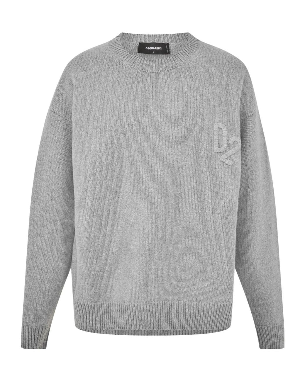DSquared² Gray Versatile Hoodie for men